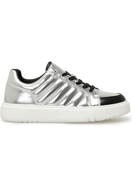 Gümüş Kadın Deri Sneaker Semmey 3pr