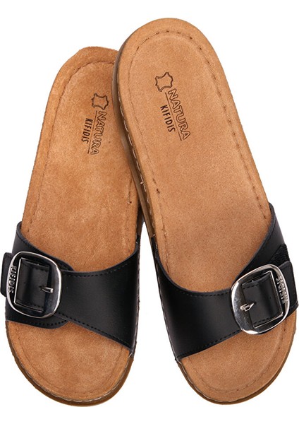 SIB213610 Kifidis-Natura Kadın Anatomik Deri Terlik 36-41 modelleri