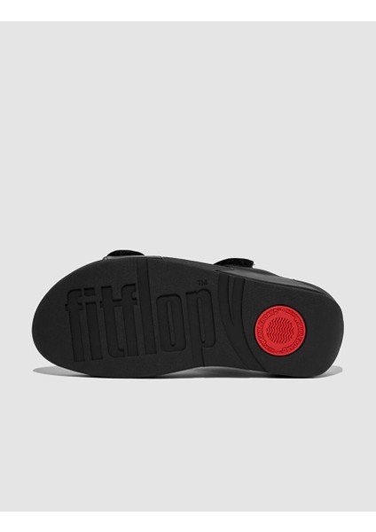 Lulu Adjustable Fv6 Hakiki Deri Siyah Kadın Terlik