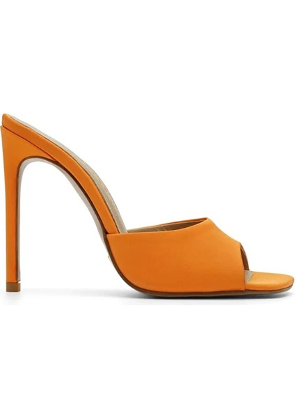 Malvina Saten 10 cm Topuklu Terlik