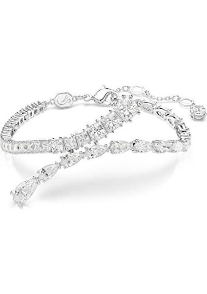 5693154 Swarovski Bilezik Matrıx:bracelet Whıte/rhs M