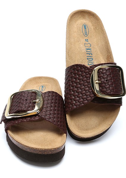 13751 Ch-Kifidis Soft Step Kadın Tek Bantlı Mantar Terlik 36-41