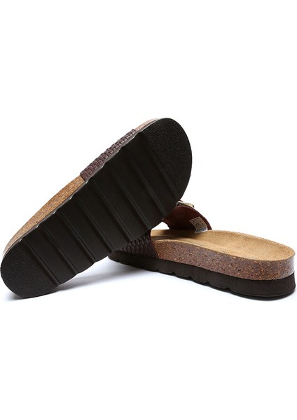 13751 Ch-Kifidis Soft Step Kadın Tek Bantlı Mantar Terlik 36-41