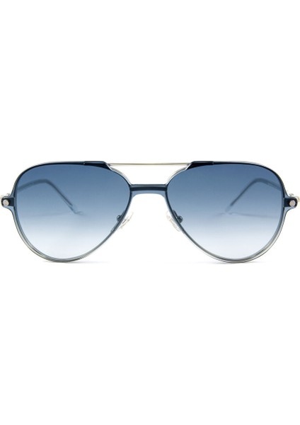 Italian Stallon Gümüş Lacivert Unisex Optik / Güneş Gözlüğü