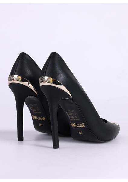 Siyah Kadın Deri Stiletto Fondo Alysha Dıs. W2F Shoes modelleri