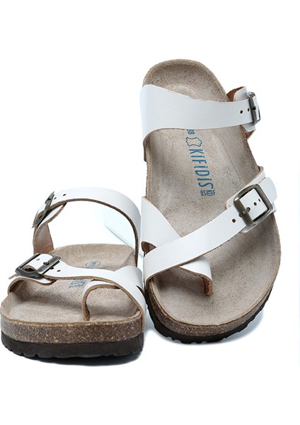 K10261DK Kifidis Soft Step Kadın Deri Mantar Terlik 36-41