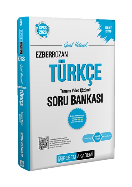 2026 Kpss Genel Yetenek Genel Kültür Ezberbozan Türkçe Tamamı Video Çözümlü Soru Bankası