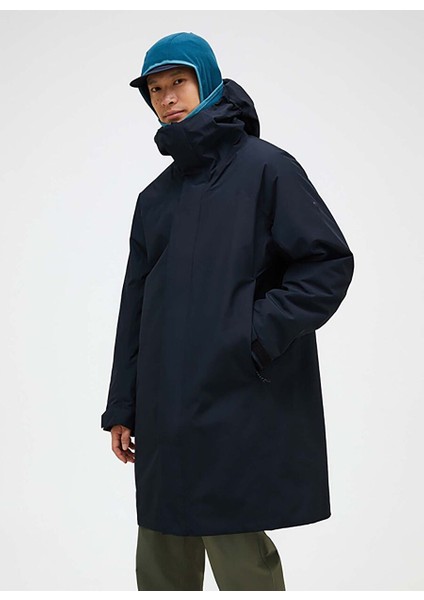 Siyah Erkek Düz Ceket M Treeline Insulated Parka