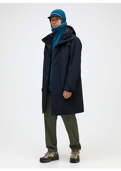 Siyah Erkek Düz Ceket M Treeline Insulated Parka