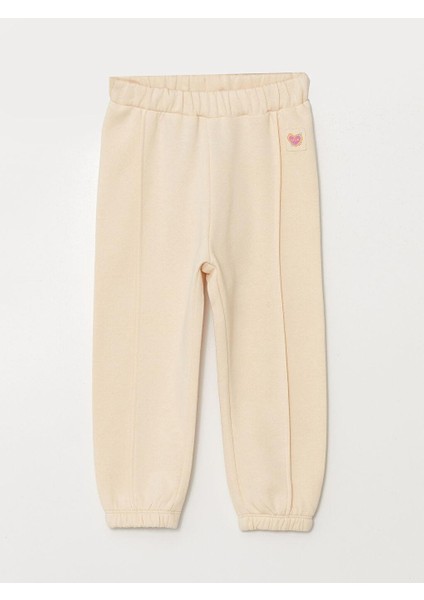 Beli Lastikli Kalın Kız Bebek Jogger Eşofman Altı
