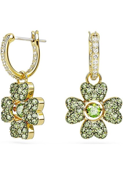 5670664 Swarovski Küpe Idyllia:pe Mn Hoop Clover Cz Gre/gos