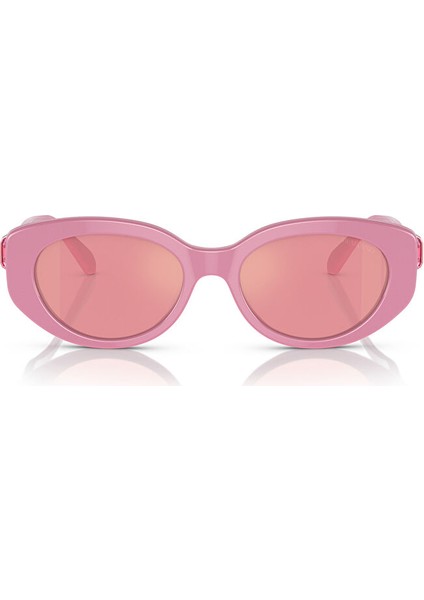 SK6002 Oval Pembe Kadın Güneş Gözlüğü