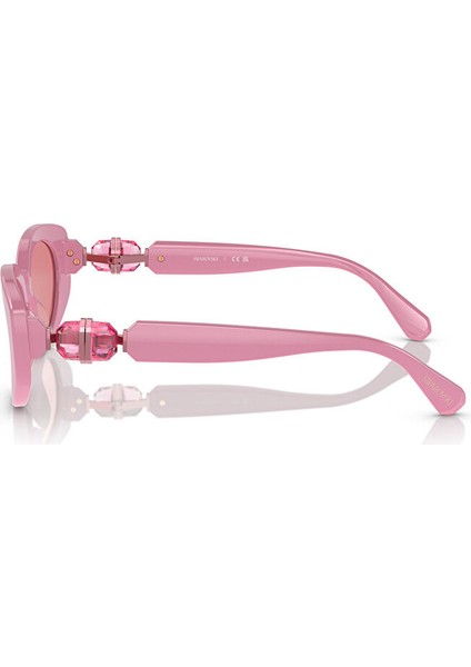 SK6002 Oval Pembe Kadın Güneş Gözlüğü modelleri