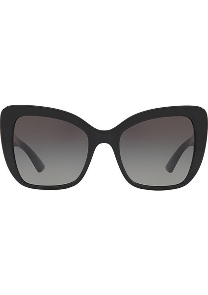Dolce&gabbana DG4348 Köşeli Siyah Kadın Güneş Gözlüğü