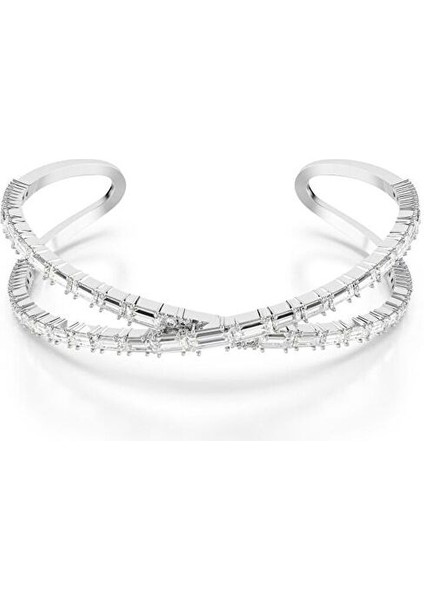 5677626 Swarovski Bilezik Hyperbola:cuff Whıte/rhs M