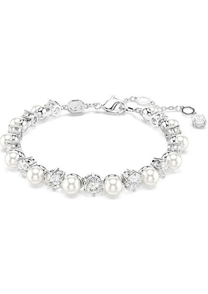5689625 Swarovski Bilezik Matrıx:tb Pearl Whıte/rhs M