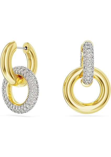 5668818 Swarovski Küpe Dextera:pe Hoop Interlinked Cre/gos