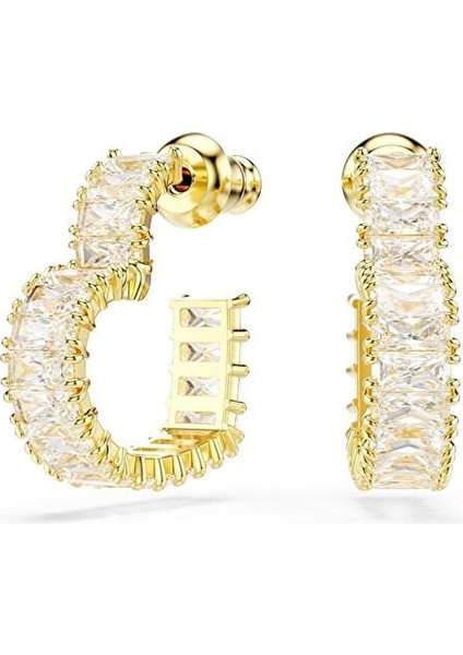 5693512 Swarovski Küpe Matrıx:pe Heart Whı/gos