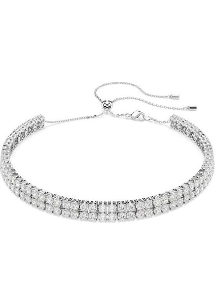 5708936 Swarovski Kolye Matrıx:choker L Whıte/rhs