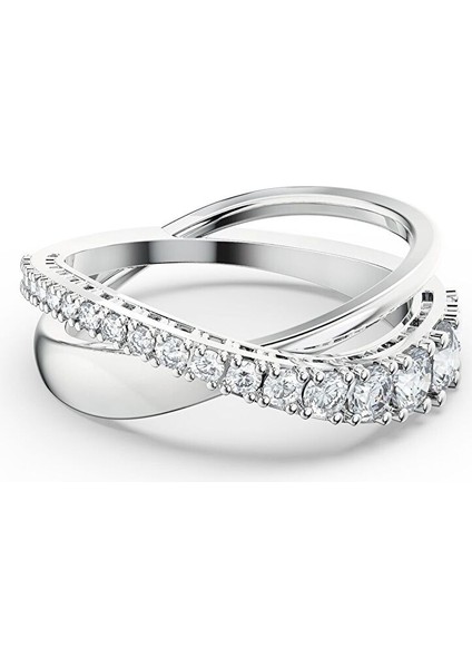 5572716 Swarovski Yüzük Twıst-Rıng Rows Czwh-Rhs 50