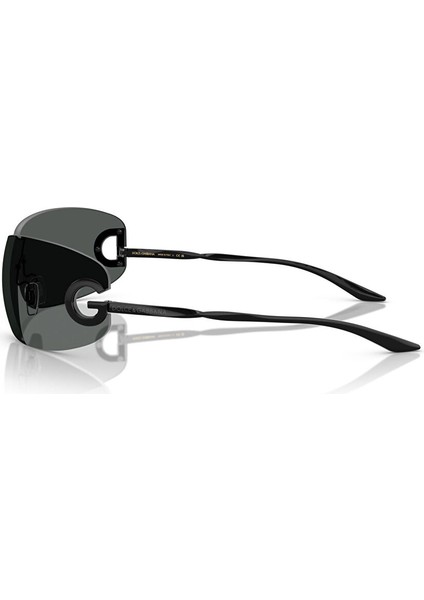 Dolce&gabbana DG2308 Dikdörtgen Siyah Unisex Güneş Gözlüğü