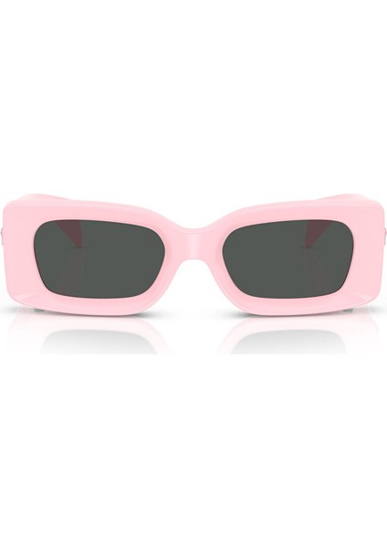 VE4474U Dikdörtgen Pembe Unisex Güneş Gözlüğü