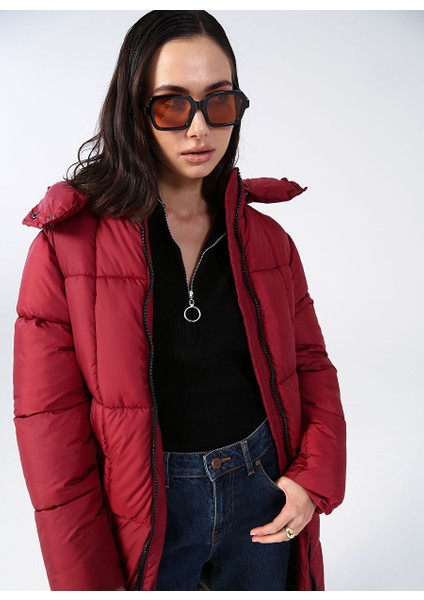 Bordo Kadın Mont Cm-Dender fırsatları