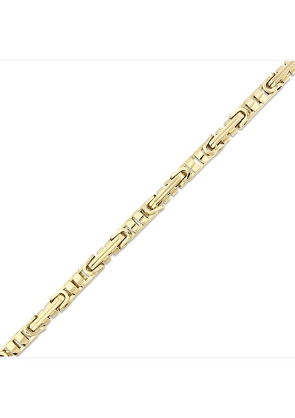 Tasarım Altın Zincir Bileklik - 14K - 9.12GR modelleri