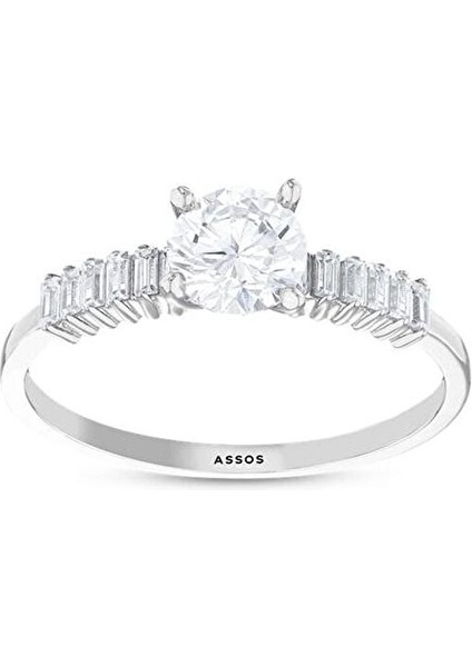 Altın Tektaş Yüzük - 14K - 1.83GR