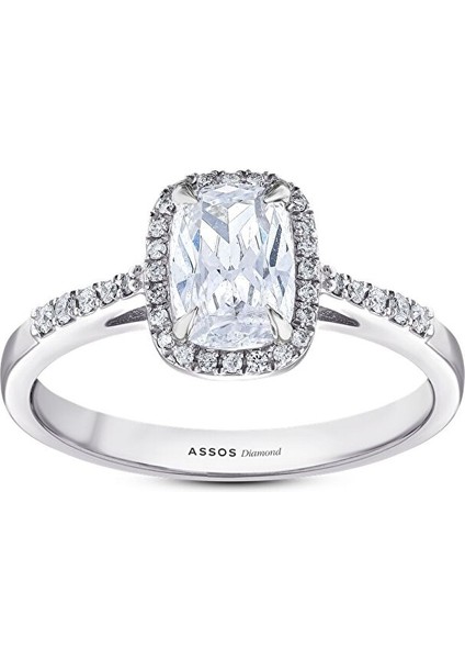 0.24 Karat Topaz Taşlı Pırlanta Yüzük