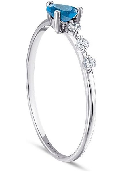 Aquamarine Taşlı Pırlanta Yüzük fırsatları