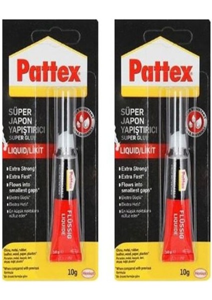 Süper Japon Yapıştırıcı 10G Blister 4 Adet