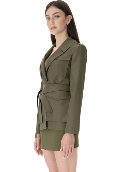 Olivia Haki Blazer Ceket modelleri