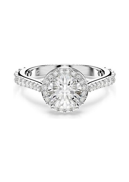 5717931 Swarovski Yüzük Re Una:rıng Rnd Angelıc Whıte/rhs 60
