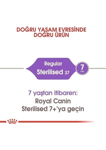 Royal Canin Sterilised Yetişkin Kısırlaştırılmış Kedi Maması 10 kg