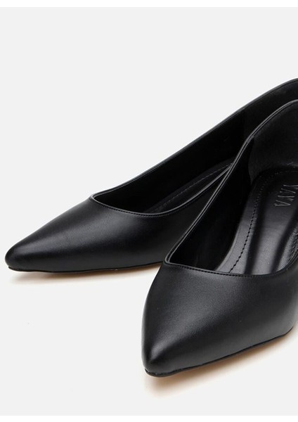 Kadın Siyah Kısa Topuklu Stiletto indirimleri
