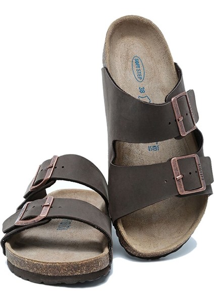 KS10260SK Kifidis Soft Step Kadın Çift Bantlı Mantar Terlik 36-41
