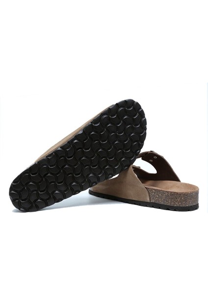 K14943 Kifidis Soft Step Kadın Çift Bantlı Mantar Terlik 36-41