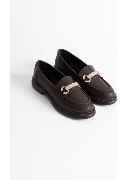 Lance Premium Kadın Acı Kahve Loafer