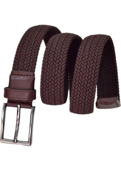 Erkek Dokuma Örgülü Kemer Elastik, Streç Özellikli BGL-ST04588