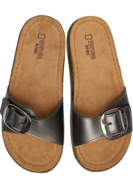 SIB213610 Kifidis-Natura Kadın Anatomik Deri Terlik 36-41 modelleri