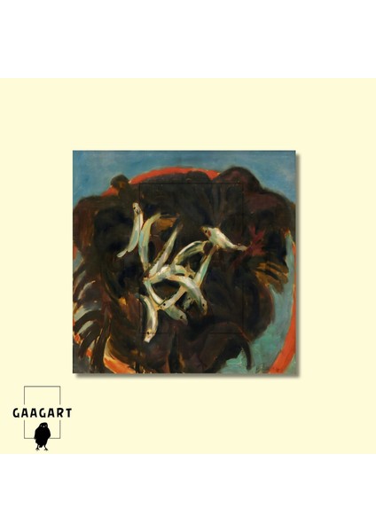 Kare Kanvas Tablo Ünlü Eserler Henri Matisse - Éperlans (1920) modelleri