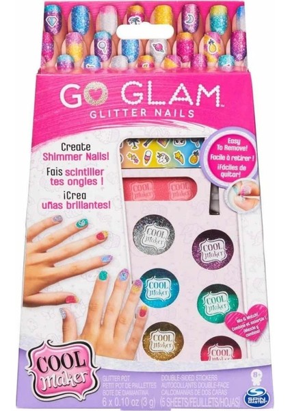 Nessiworld 26329 Cool Maker Go Glam Işıltılı Tırnaklar