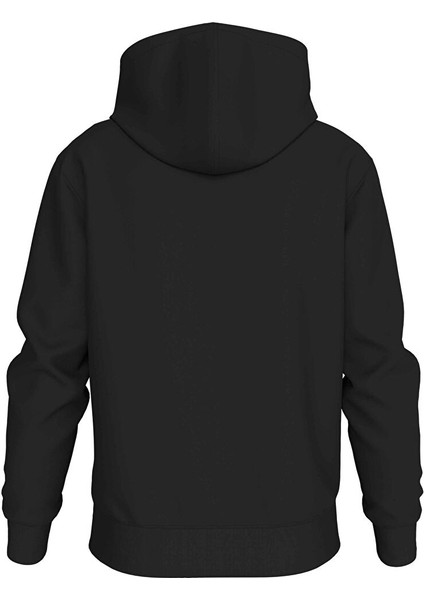 Dıstressed Monologo Baskılı Relaxed Kapüşonlu Siyah Erkek Sweatshirt J30J326875BEH indirimleri