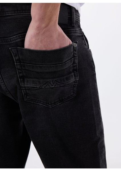 Antrasit Erkek Düz Paça Straight Denim Pantolon Washington Straight-01 indirimleri