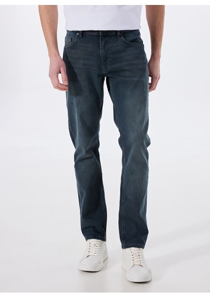 Lacivert Erkek Dar Paça Straight Denim Pantolon Washington Straight-23 fiyatları