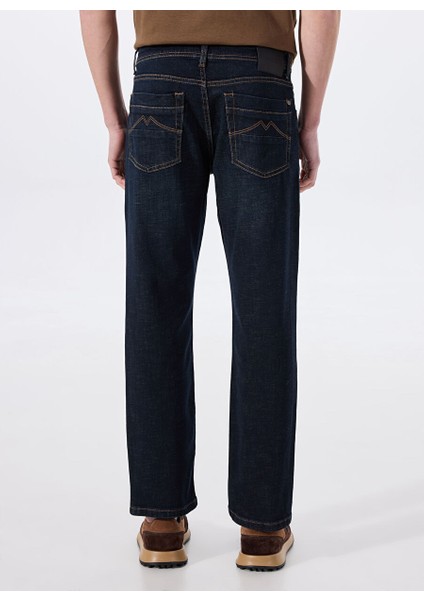 Koyu Lacivert Erkek Düz Paça Straight Denim Pantolon Washington Straight-09 indirimleri