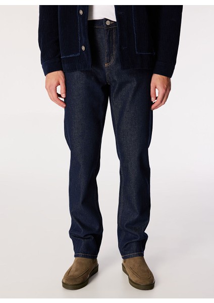 Koyu Indigo Erkek Düz Paça Regular Fit Denim Pantolon J4WM-PNT4122 modelleri