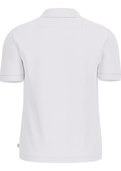 Beyaz Erkek Regular Fit Desenli Polo T-Shirt M4BP29KCJV1G011 Gj Ss Embro Logo fiyatları