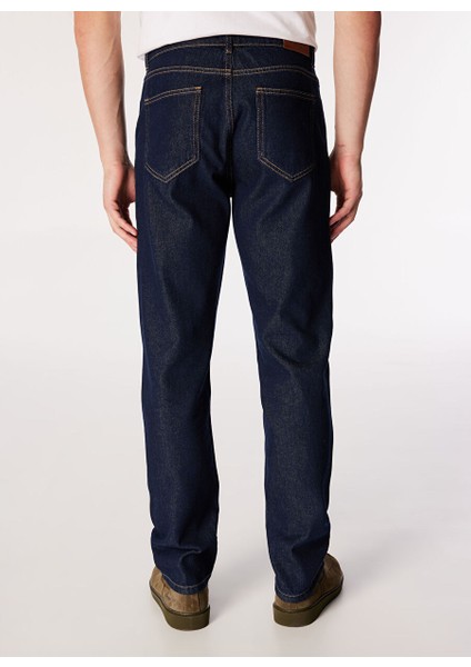 Koyu Indigo Erkek Düz Paça Regular Fit Denim Pantolon J4WM-PNT4122 indirimleri